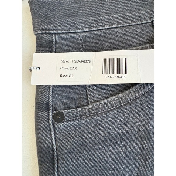 Hudson Blake Slim Straight Jeans Dark Wash Denim Pants Casual Size 30 - Picture 2 of 11